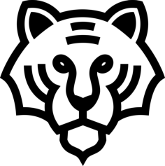 Lion Face Sketch Svg Vector, Free Vectors File